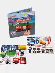 Развивающая игра на магнитах Бигр "Спецмашинки", УД60