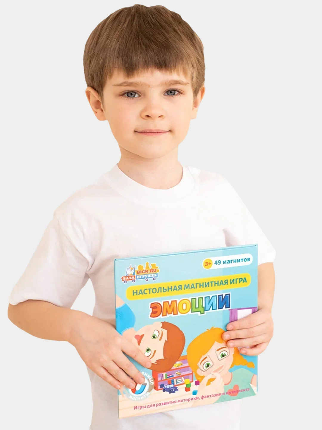 Развивающая магнитная игра Бигр "Эмоции", УД61