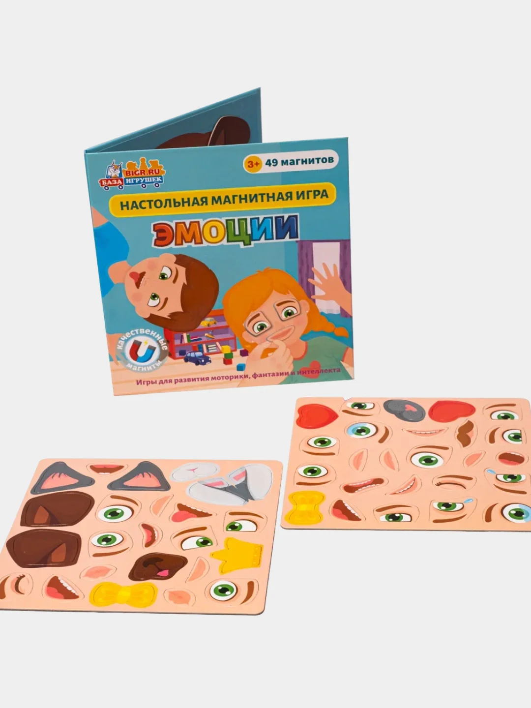 Развивающая магнитная игра Бигр "Эмоции", УД61