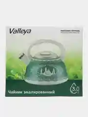 Чайник 3 литра "Баракат" со свистком, эмалированная сталь