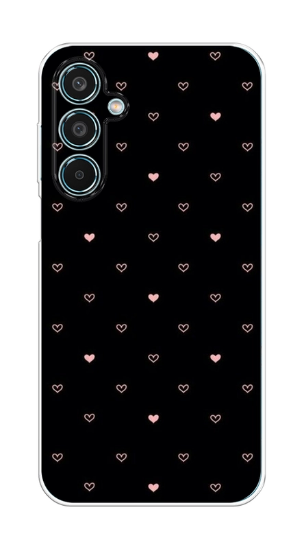 Чехол на Samsung Galaxy M35 / Самсунг Галакси М35 прозрачный, с принтом, защита камеры