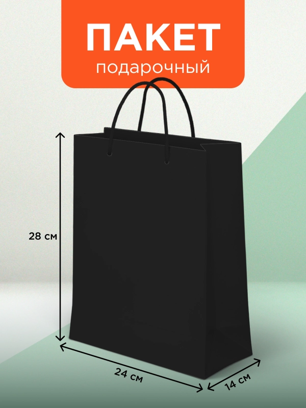 Пакет подарочный, большой