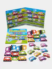 Развивающая магнитная игра Бигр "Читаем по слогам" обучающая, УД63