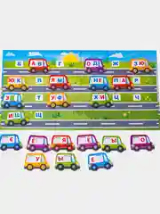 Развивающая магнитная игра Бигр "Читаем по слогам" обучающая, УД63