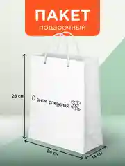 Пакет подарочный, большой