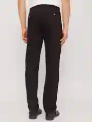 Черный брюки силуэта Slim из хлопка