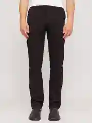 Черный брюки силуэта Slim из хлопка