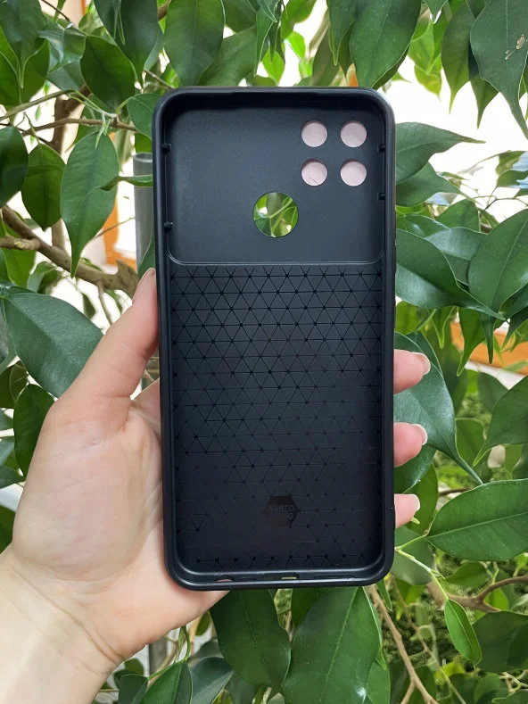 Красный чехол противоударный armors для Realme Narzo 50A / Реалми Нарзо 50А с защитой камеры
