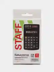 Калькулятор  карманный маленький Staff Stf-818 (102х62 мм), 8 разрядов, двойное питание