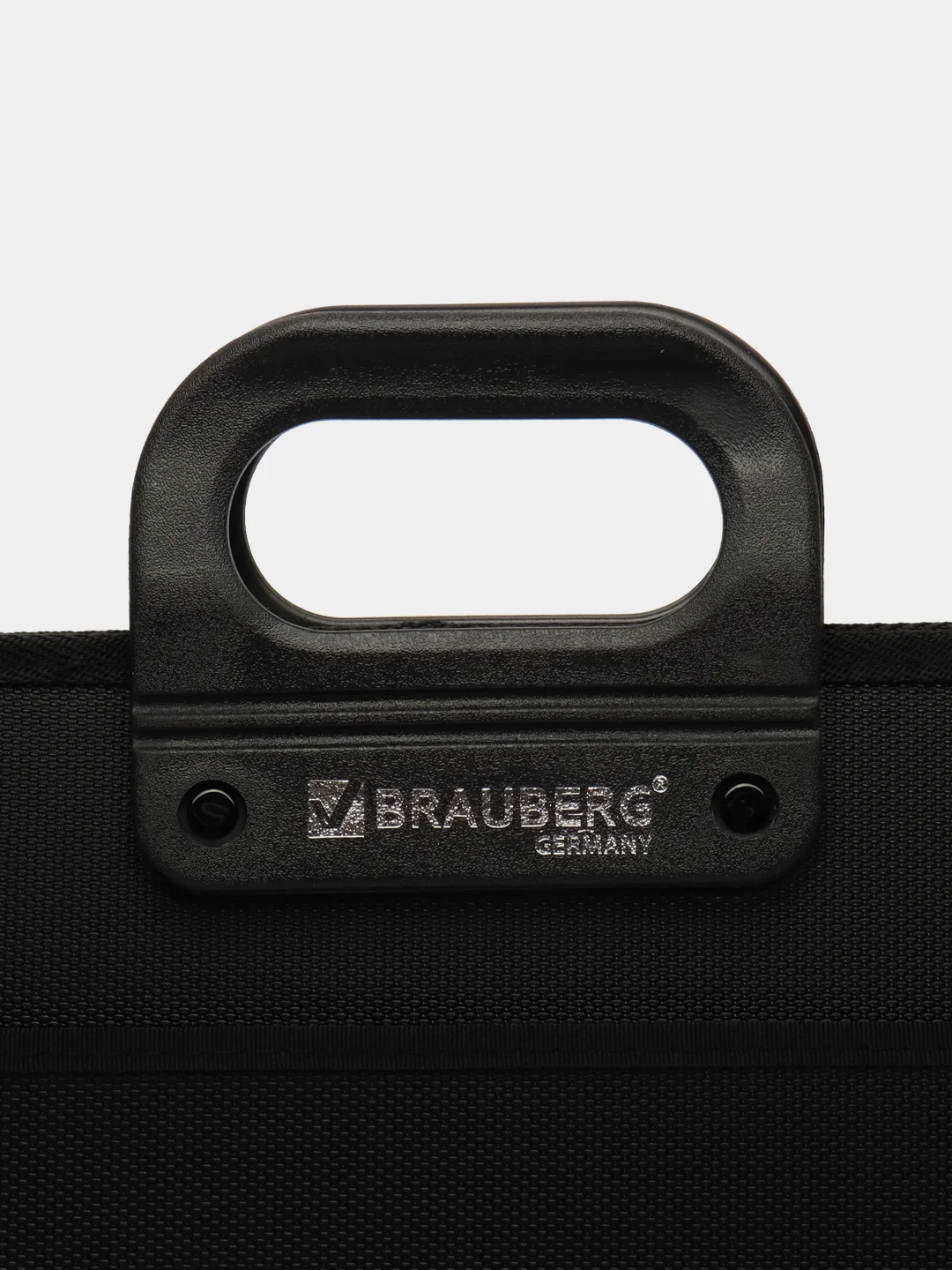 Папка-портфель пласт. BRAUBERG ПРЕМЬЕР А4 (390х315х120мм) 3 отделения, фактура бисер, черн