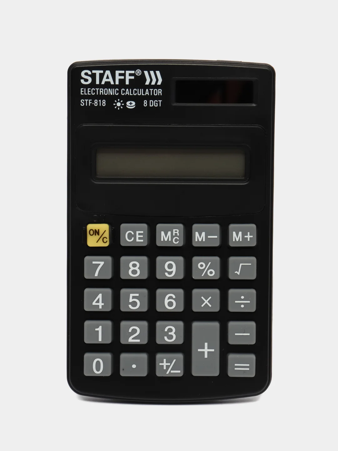 Калькулятор  карманный маленький Staff Stf-818 (102х62 мм), 8 разрядов, двойное питание