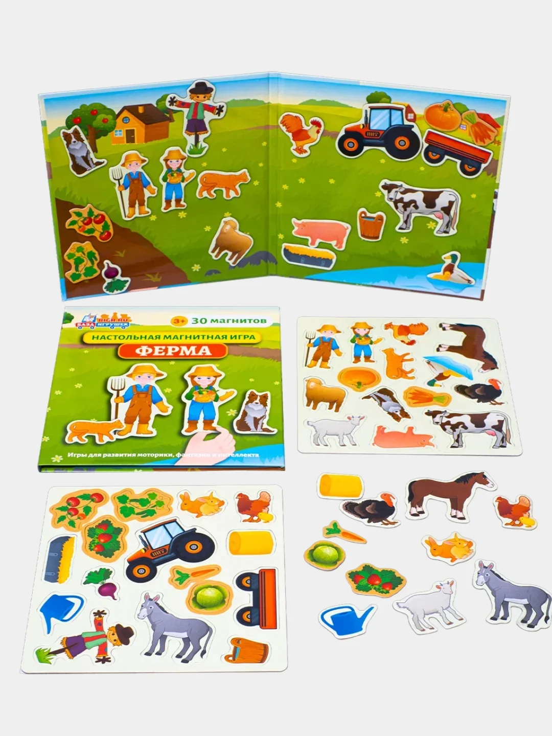 Развивающая магнитная игра Бигр "Ферма", УД72