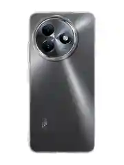 Прозрачный чехол для Itel S24 силиконовый BROSCORP матовый/ прозрачный с бортиком- защитой камер