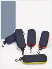 Футляр для очков твердый тканевый