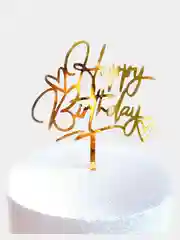 Топпер для торта Happy Birthday