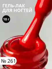 Красный гель-лак для ногтей