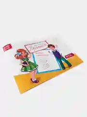 Желтый прописи для детей 6-7 лет, 20 страниц
