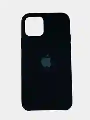 Чехол SILICONE COVER для iPhone 11 Pro, чёрный с серым логотипом