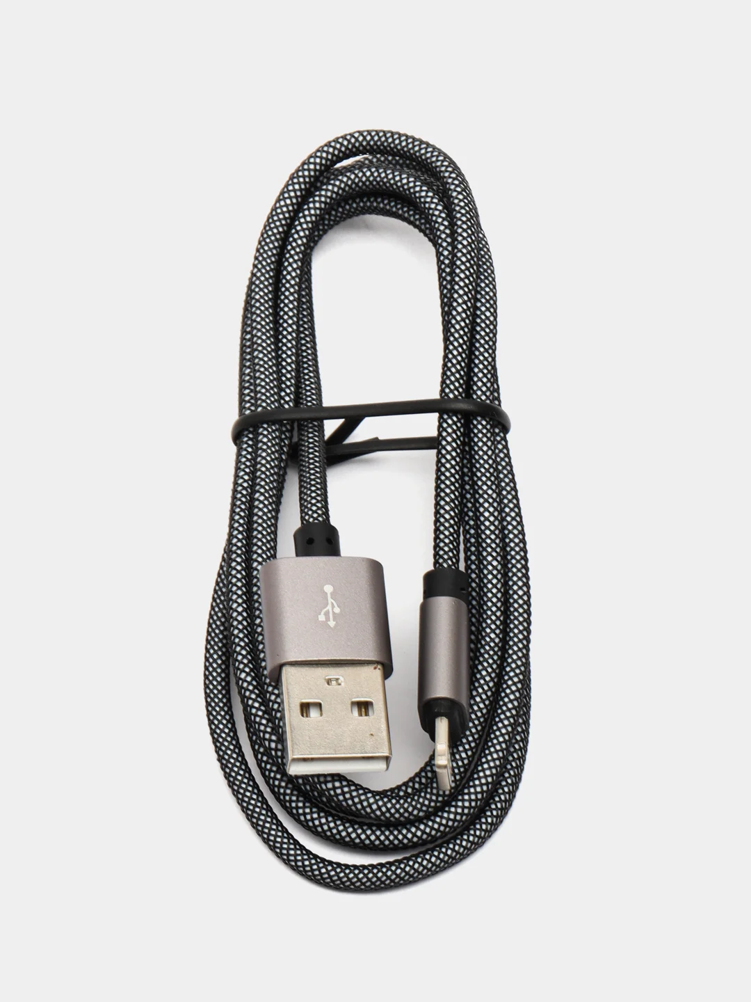 Черный кабель для IPhone / iPad /USB Type А на USB lightning /быстрая зарядка /3А/зарядный кабель