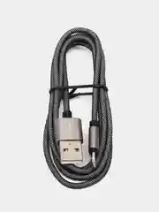 Черный кабель для IPhone / iPad /USB Type А на USB lightning /быстрая зарядка /3А/зарядный кабель