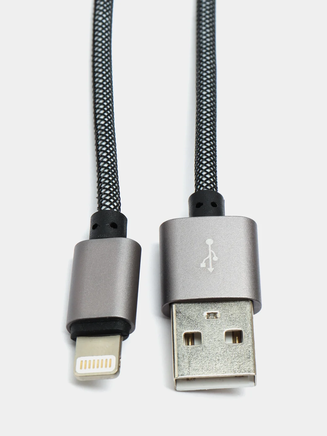 Черный кабель для IPhone / iPad /USB Type А на USB lightning /быстрая зарядка /3А/зарядный кабель