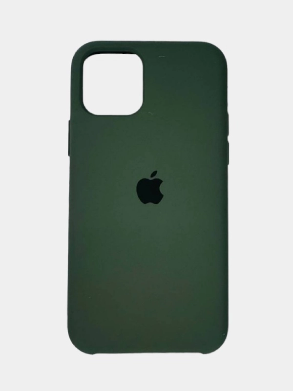 Чехол SILICONE COVER для iPhone 11 Pro, тёмно - зелёный