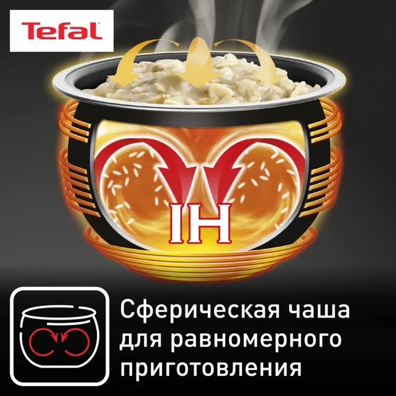 Мультиварка с индукционным нагревом Tefal ExpertCook RK802B32