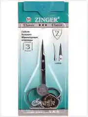 Ножницы маникюрные изогнутые Zinger (B-131-D-SH) универсальные с ручной заточкой