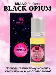 Масляные духи по мотивам Black Opium (Блэк Опиум), женские, роликовый флакон, 3 мл