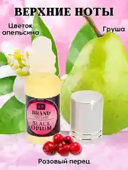 Масляные духи по мотивам Black Opium (Блэк Опиум), женские, роликовый флакон, 3 мл