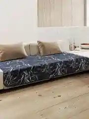 Черный дивандек ультрастеп, Вселенная текстиля, цвет 4359, 90 х 160, 90 х 210, набор: 90 х 160, 90 х 210