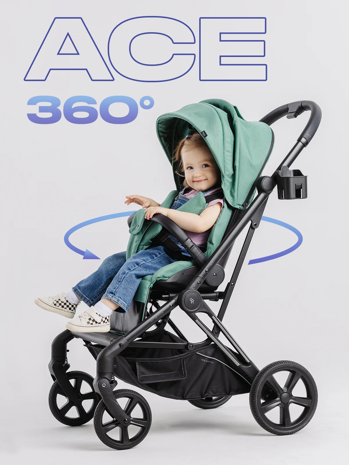 Зеленый коляска детская RANT ACE RA404