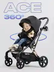 Тёмно-серый коляска детская RANT ACE RA404