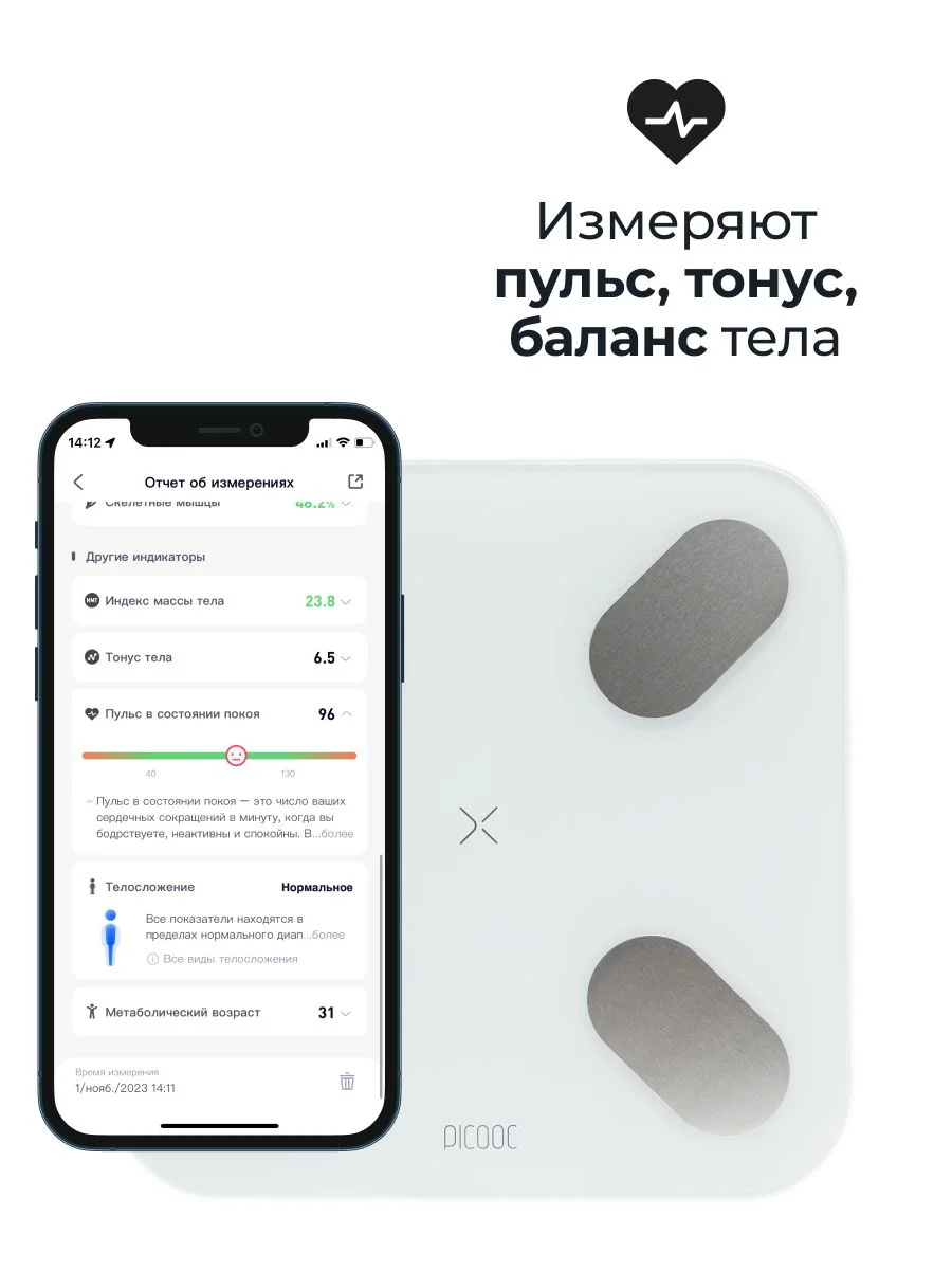 Умные диагностические весы Picooc Mini Pro V2