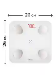 Белый умные диагностические весы Mini Lite