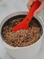 Красный круповарка MIKU для микроволновой печи, набор посуды