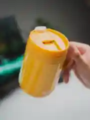 Желтый термокружка для кофе, чая с ручкой и крышкой MIKU, 500 мл