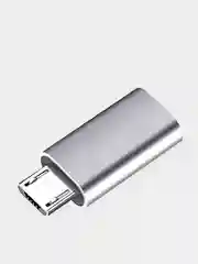 Серый адаптер переходник lightning на micro usb лайтинг на микро усб юсб