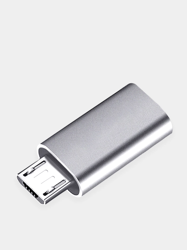 Адаптер переходник lightning на micro usb лайтинг на микро усб юсб