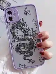Фиолетовый чехол на iPhone (Айфон) 11/13/14/15/X/XR/7/8 Plus/SE2/XS Max/12 Pro Max про макс