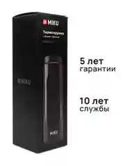 Черный термокружка MIKU с френч-прессом для кофе и чая, 500 мл