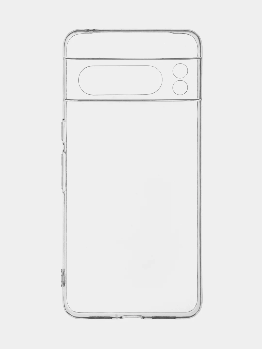 Прозрачный чехол для Google Pixel 8, 8 Pro силиконовый BROSCORP матовый/ прозрачный с защитой камер