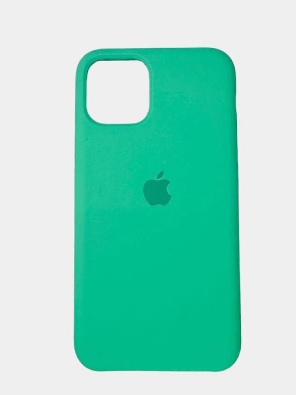 Чехол SILICONE COVER для iPhone 11 Pro, тёмный - мятный