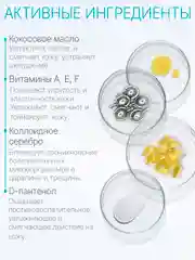 Крем для ног Domix от трещин и ссадин с витаминами, D-пантенолом и коллоидным серебром