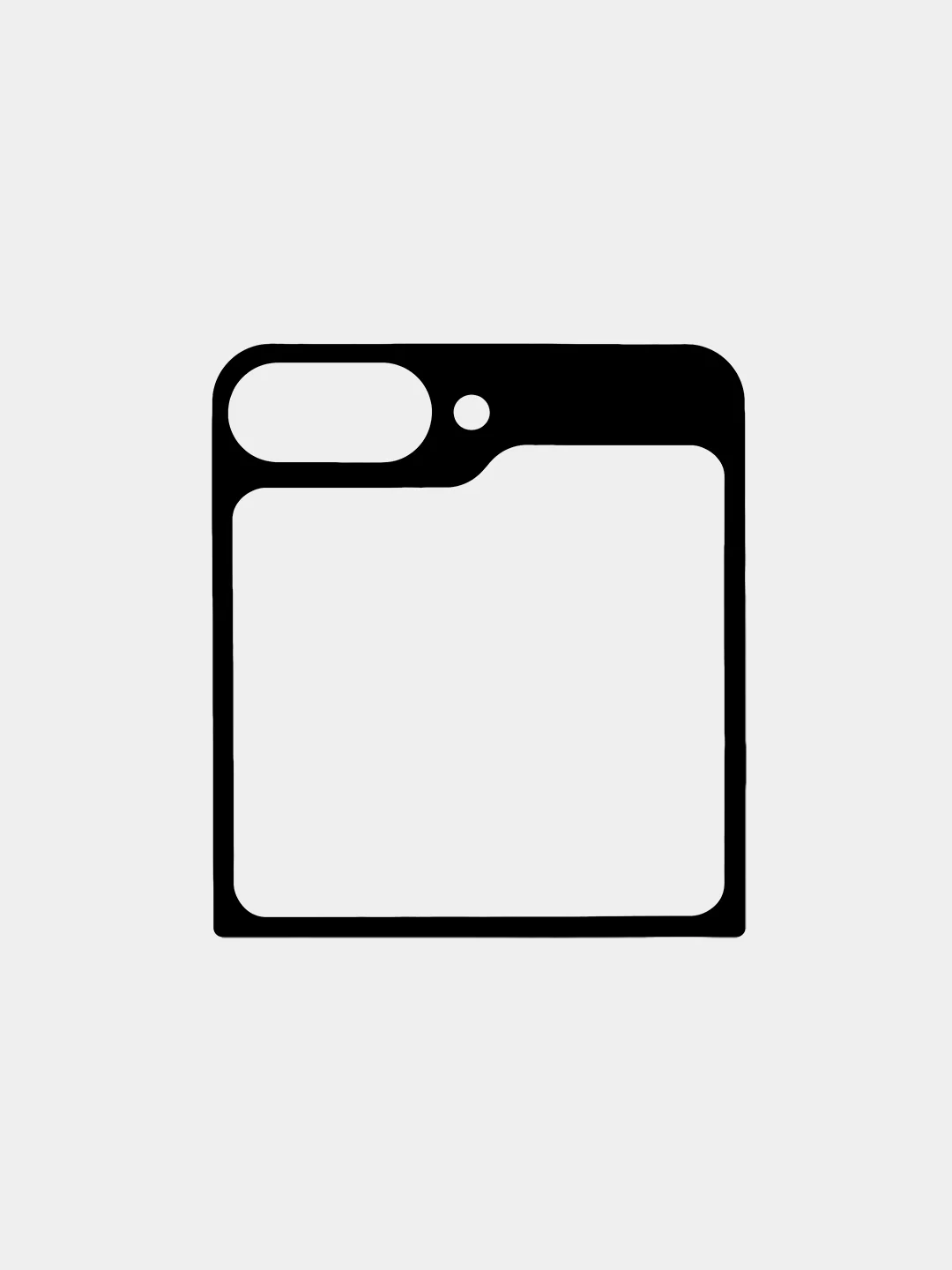 Угольный 1-2 шт стекло для Samsung Galaxy Z Flip 6 Flip 5 защитное ROSCO закаленное на второй экран