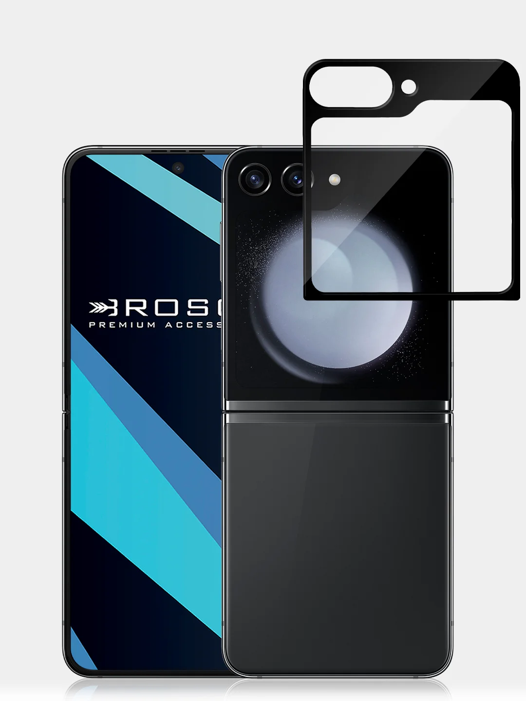 Угольный 1-2 шт стекло для Samsung Galaxy Z Flip 6 Flip 5 защитное ROSCO закаленное на второй экран