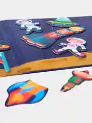 Магнитная развиваюащая игра Бигр "Космос" обучающая, УД77