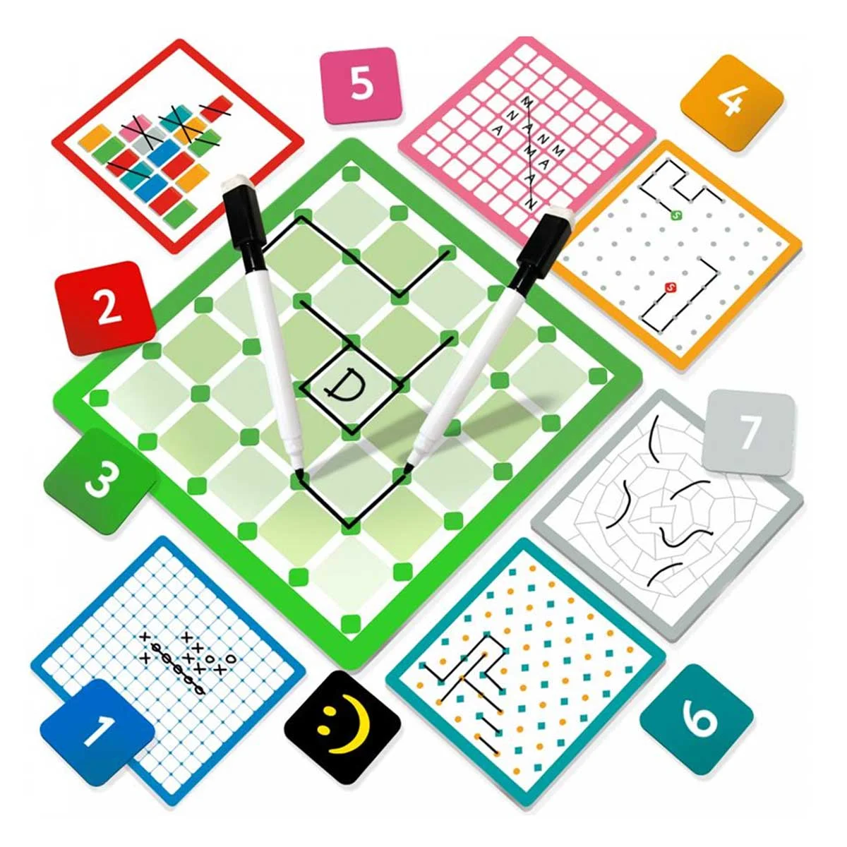 Карточная настольная игра LUDIC «Cемь игр»