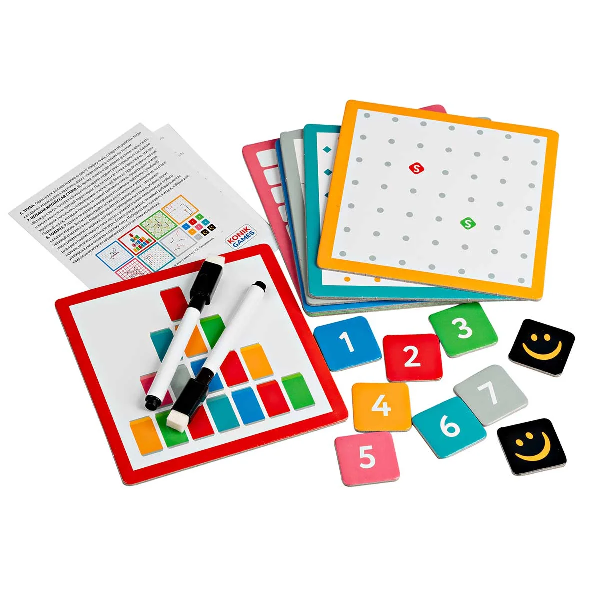 Карточная настольная игра LUDIC «Cемь игр»