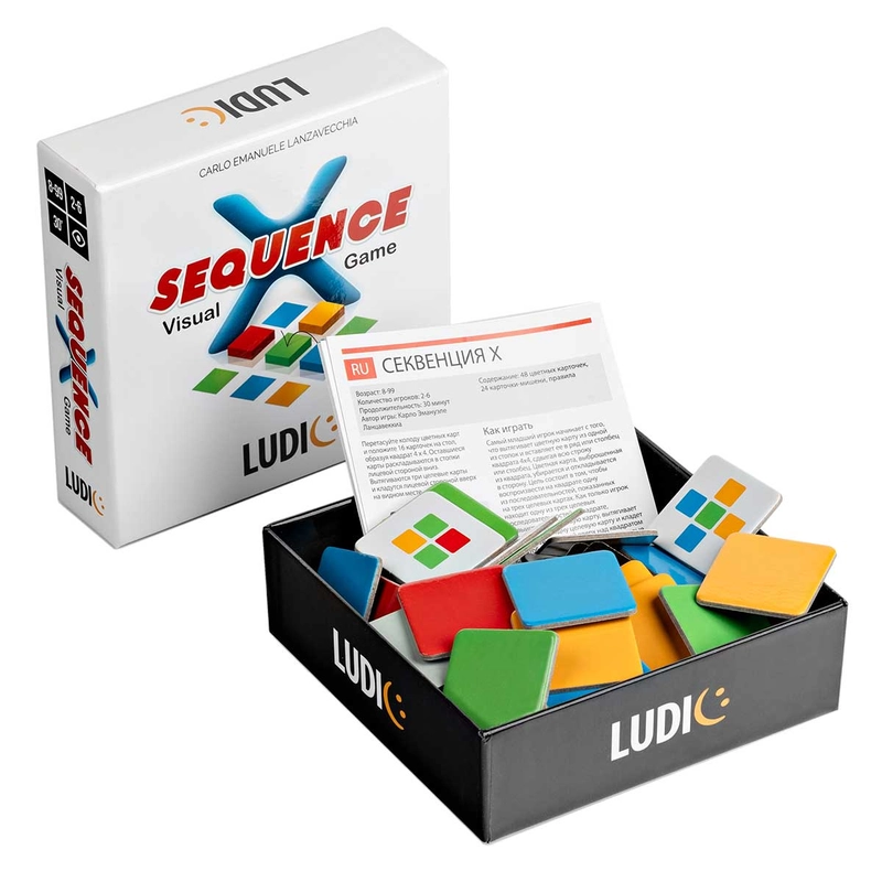 Карточная настольная игра LUDIC «Секвенция Х»